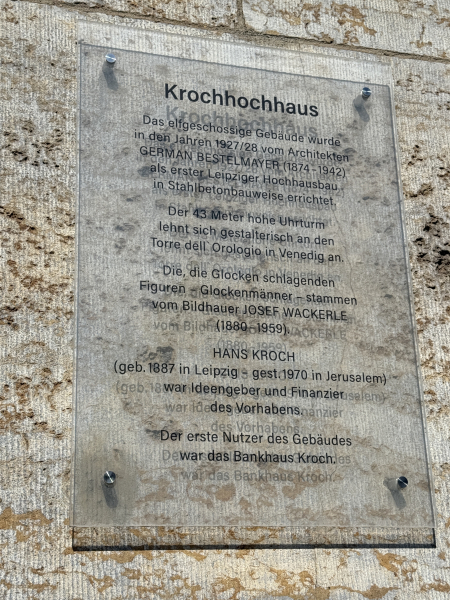 Krochhochhauses in Leipzig