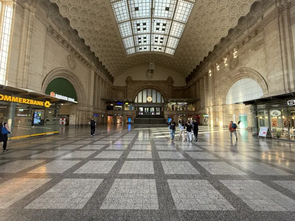 Leipziger Hauptbahnhof - Kopfbahnhof