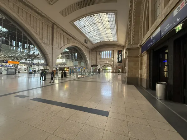 Leipziger Hauptbahnhof - Kopfbahnhof