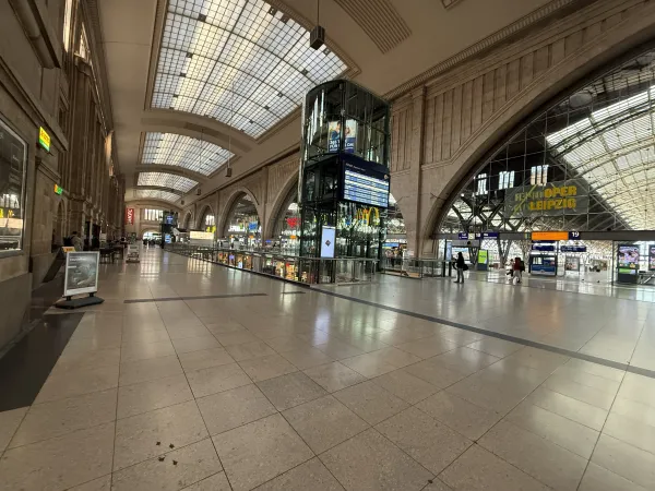 Leipziger Hauptbahnhof - Kopfbahnhof