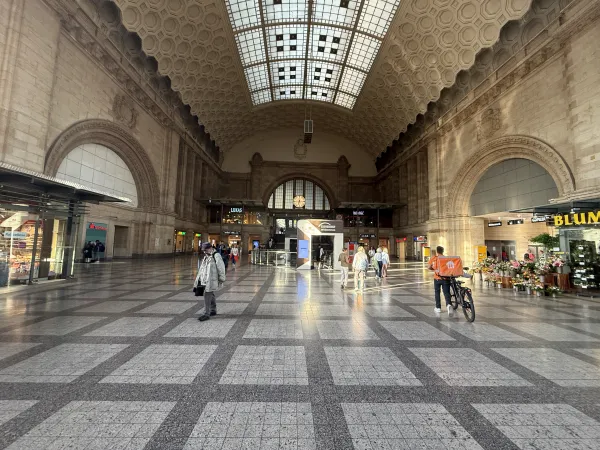 Leipziger Hauptbahnhof - Kopfbahnhof
